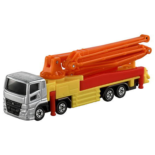 Tomica (Long Type) No.127 Mitsubishi Fuso Super Great Concrete Pumping Truck (Released on September 17, 2022) JAN�F4904810189381