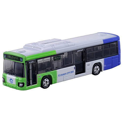 Tomica (Long Type) No.129 Isuzu Erga Osaka City Bus (Released on December 16, 2023) JAN: 4904810228660