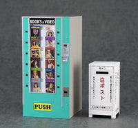 1/12 Scale Figure Accessory Series FA13 Retro Vending Machine (Book Vendor) Plastic Model