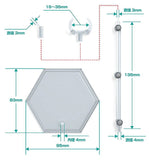 THE Simple Stand x 3 [For Figures & Models] <HEX> Type