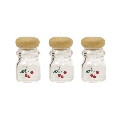 Miniature Glass Pot Set of 3 [B (T-39)]