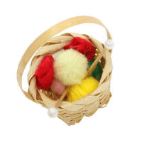 Miniature Basket-filled yarn ball set [B (D-40)]