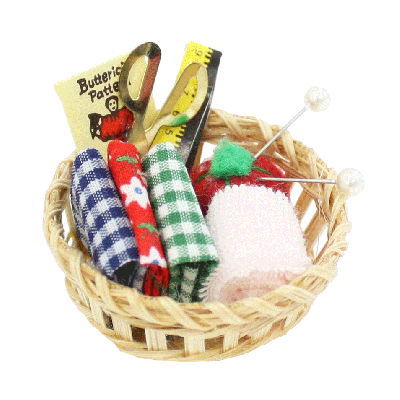 Miniature Basket sewing kit [B (L-13)]