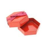 Miniature Red hexagonal box [B (Q-90)]