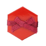 Miniature Red hexagonal box [B (Q-90)]