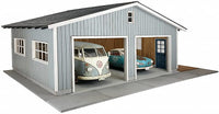 cobaanii mokei Kobo 1/24 Sweet Style Garage Life Series [2 Car Garage] Unpainted / Assembly Kit