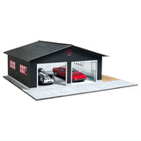 Cobaanii mokei workshop 1/64 2 car garage assembly kit