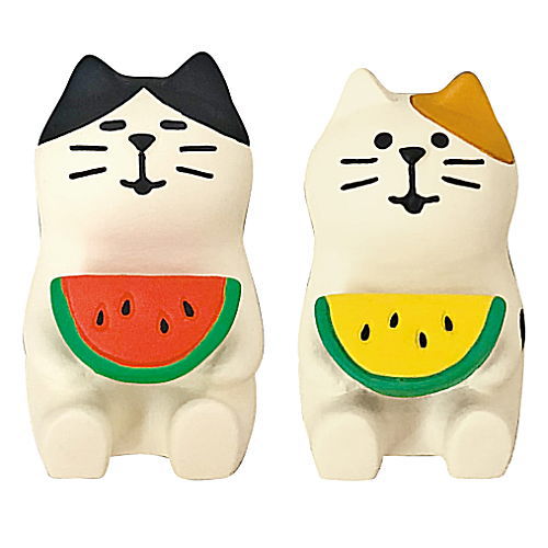 Nakayoshi Watermelon Cat (ZSV-79223) DECOLE concombre Watermelon Heaven