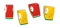 Red and Yellow Watermelon Java Sparrow (Set) (ZSV-79224) DECOLE concombre Watermelon Heaven