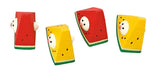Red and Yellow Watermelon Java Sparrow (Set) (ZSV-79224) DECOLE concombre Watermelon Heaven