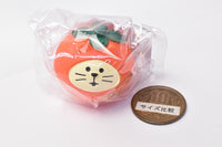 [Fruit Cat Daruma: Persimmon (ZCB-28561)] DECOLE concombre Minori no Aki