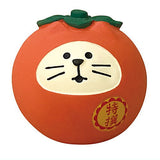 [Fruit Cat Daruma: Persimmon (ZCB-28561)] DECOLE concombre Minori no Aki