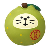 [Fruit Cat Daruma: Pear (ZCB-28563)] DECOLE concombre Minori no Aki