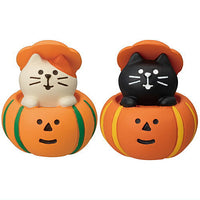 Chibi Pumpkin Kitten Pair Set (ZHW-86002H) DECOLE concombre