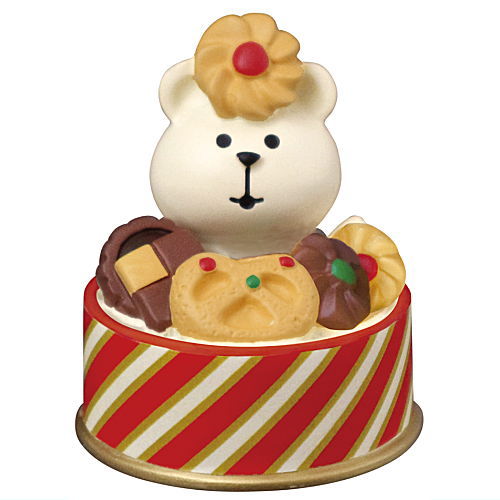 Shirokuma Cookie Can (ZXS-86473X)DECOLE concombre