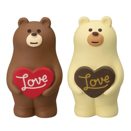 [Chocolate Bear Sweet & White (ZCB-62568)]DECOLE concombre