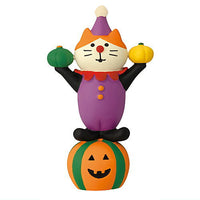 Ball riding clown cat (ZHW-35271H) DECOLE concombre 2023 Halloween