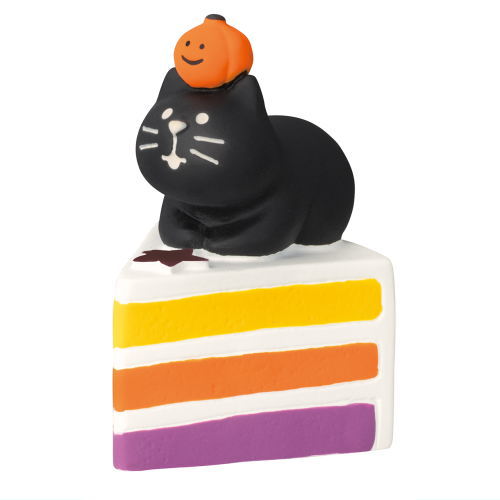 Pumpkin cake cat (ZHW-35275H) DECOLE concombre 2023 Halloween