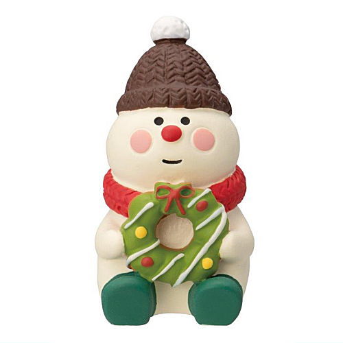 [Snowman Matcha Donut (ZXS-35001X)] DECOLE concombre