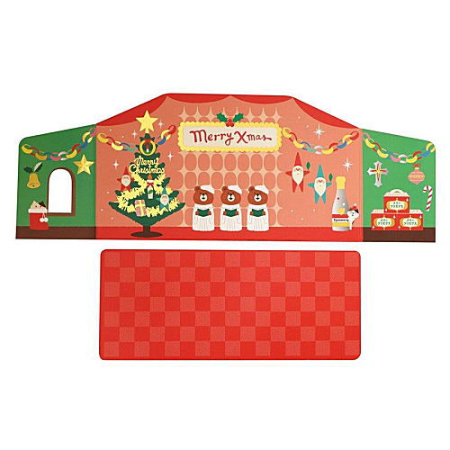 [Christmas party background card (ZXS-35001X)] DECOLE concombre