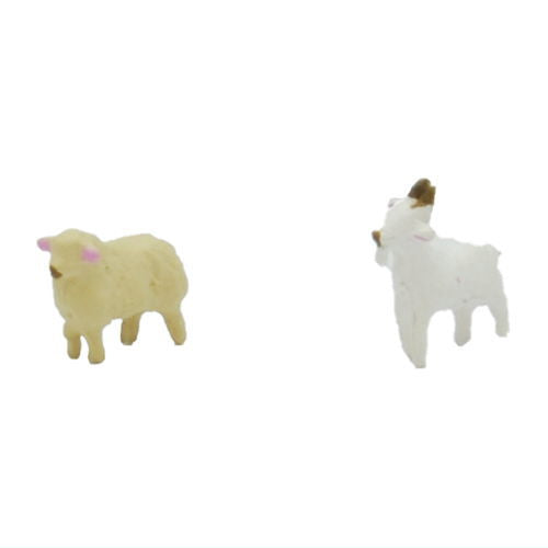 [Sheep and Goat (3)] Diorama collection craft 1/150 scale