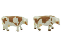 [Dairy cow: brown (3)] Diorama collection craft 1/150 scale