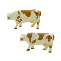 [Dairy cow: brown (3)] Diorama collection craft 1/150 scale