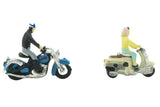 [Motorcycle rider] Diorama collection craft 1/150 scale