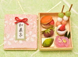 Miniature food Spring Japanese sweets assortment [Product number: 34940] [Miniature artist Kyoto Mamehiro / Toysanta limited]