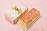 [Mother's Day Gift] Miniature Food Castella (with message) and Carnation 2021 New item [Miniature artist Kyoto Mamehiro limited edition]