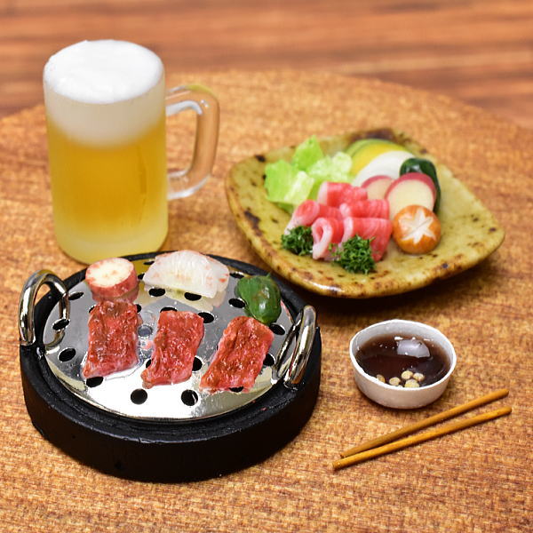 Miniature food Today is yakiniku!! 2021 New item [Miniature artist Kyoto Mamehiro limited edition]