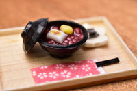 Miniature food "Zenzai" Artist: Kyoto Mamehiro (1/12 scale)