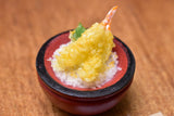 Miniature food "Shrimp Tendon: (Red)" Artist: Kyoto Mamehiro (1/12 scale)