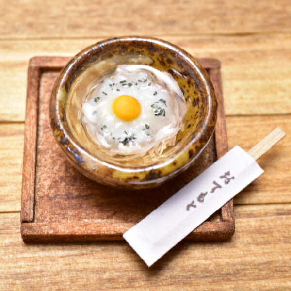 Miniature food Yamakake soba Artist: Kyoto Mamehiro (1/12 scale) [Product number: 38473]