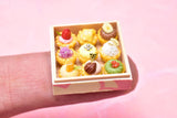 Miniature food Petit tart assortment & small message card 2022 new item [Miniature artist Kyoto Mamehiro limited sale]