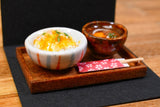 Miniature Food Oyakodon/Small Udon Miniature Artist: Kyoto Mamehiro (1/12 scale) [Item number: 43034] *Not food