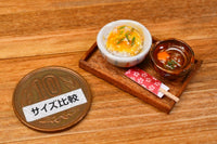 Miniature Food Oyakodon/Small Udon Miniature Artist: Kyoto Mamehiro (1/12 scale) [Item number: 43034] *Not food