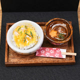 Miniature Food Oyakodon/Small Udon Miniature Artist: Kyoto Mamehiro (1/12 scale) [Item number: 43034] *Not food