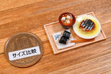 Miniature Food Okonomiyaki set meal Miniature Artist: Kyoto Mamehiro (1/12 scale) [Part number: 43038] *Not food