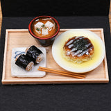 Miniature Food Okonomiyaki set meal Miniature Artist: Kyoto Mamehiro (1/12 scale) [Part number: 43038] *Not food