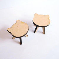 Cat miniature 2 miniature cat chairs 1/12 scale Dollhouse