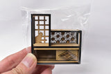 Cat miniature moves! Sliding door 1/12 scale Dollhouse