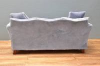 Miniature furniture Blue gray bell bed double sofa [SA9317]