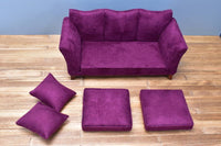 Miniature furniture Plum bell bed double sofa [SA3633]