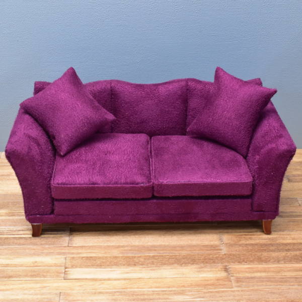 Miniature furniture Plum bell bed double sofa [SA3633]