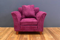 Miniature furniture Plum bell bed armchair [SA3621]