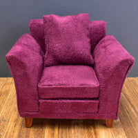 Miniature furniture Plum bell bed armchair [SA3621]