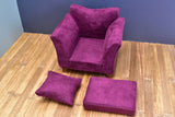 Miniature furniture Plum bell bed armchair [SA3621]