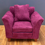 Miniature furniture Plum bell bed armchair [SA3621]