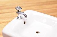 Miniature parts Square pottery washbasin [SADIY663]